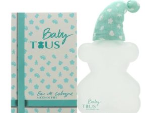 Baby Tous, Eau de Cologne para Bebé sin Alcohol, Fragancia Floral Almizclada, 100 ml con Vaporizador