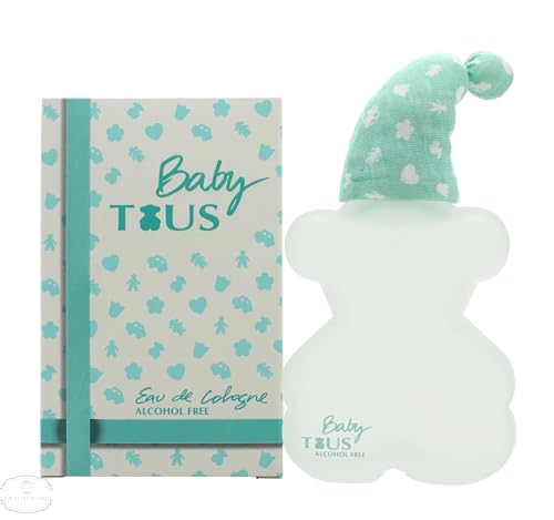 Baby Tous, Eau de Cologne para Bebé sin Alcohol, Fragancia Floral Almizclada, 100 ml con Vaporizador