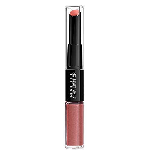 L'Oreal Paris Make-up Designer Pintalabios Infalible 24 h Permanente, Color Nude 312 Incessant Russet, 26 g (Paquete de 1)