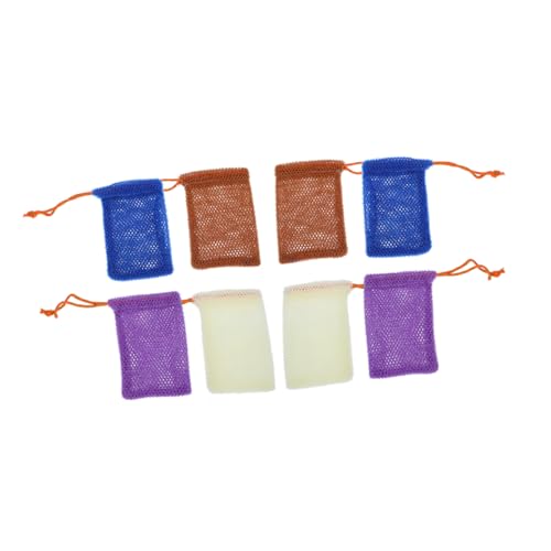 Healvian 8 Uds Bolsa De Jabón Red Espumosa Bolsa De Red De Jabón Bolsa De Red De Jabón Exfoliante Bolsas De De Jabón Mallas Exfoliantes Bolsa De Jabón Bolsas De Ahorro De Jabón