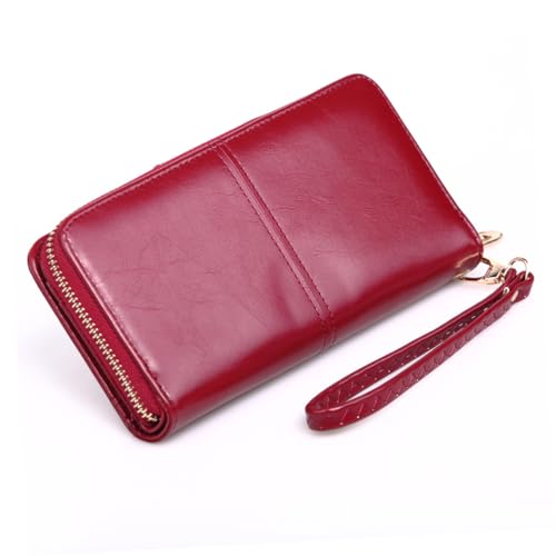Holibanna 1 Pc Bolsos De Mano Mujer Billetera De Damas Billetera De Tarjeta Monedero De Tarjeta Tarjetero Delgado Cartera para Tarjetas De Visita Bolsa De Teléfono Móvil Largo Perder