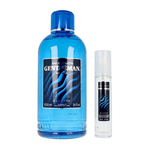 Luxana Gentleman For Men Agua de Tocador Lote 2 Pz 1000+50 ml