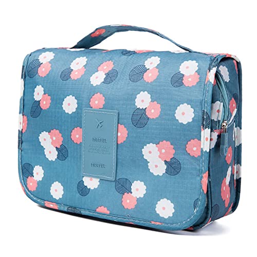 Neceser Maquillaje Viaje Impermeable y Colgante para Mujer Niña Hombre Bolsa de Aseo Kit de Aseo Viaje Estuche Organizador con Gancho,Viaje. Excursión. Baño.