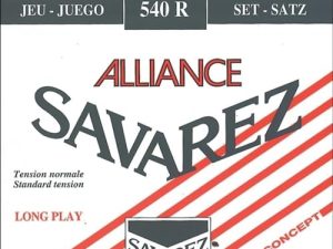 Savarez 655917 – Cuerdas para Guitarra Clásica Alliance HT Classic 540R Juego Tensión Estandar, Rojo