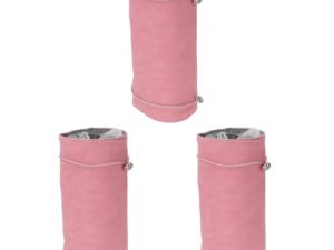ABOOFAN 3 Piezas Bolsa de Almacenamiento de cosméticos Bolsa de Aseo para Hombres Bolsa de cosméticos para Mujer Bolsa organizadora de Maquillaje Bolsas de lavandería Bolsa de Lavado PU