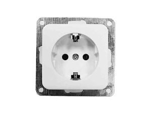 Edp 65303 Base Shucko T/Tl Empotrar, Serie Term, Bolsa Blister, Blanco