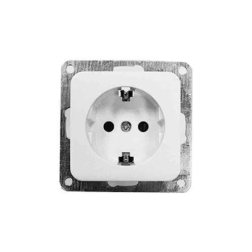 Edp 65303 Base Shucko T/Tl Empotrar, Serie Term, Bolsa Blister, Blanco