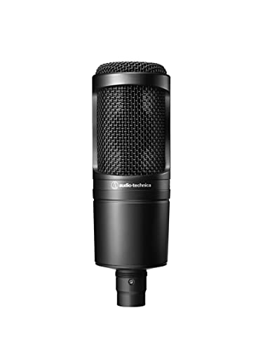 Audio-Technica 2020 Micrófono de Condensador Cardioide Negro