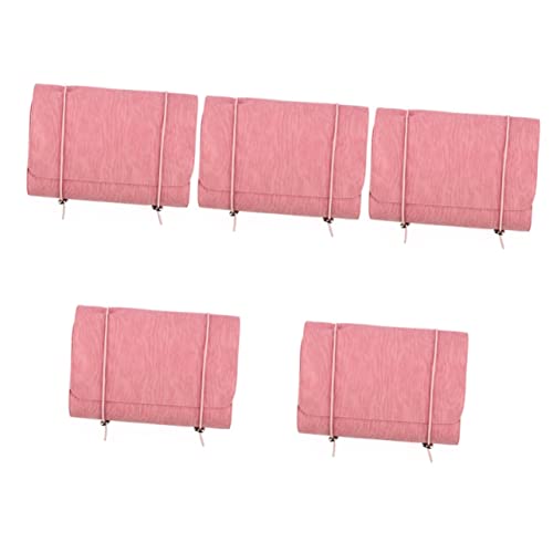 Cabilock 5 Piezas Neceser Roll-on Estuche con Ruedas Kit De Aseo Tamaño Viaje para Mujer Estuche De Viaje para Artículos De Aseo Mujer Bolsa De Aseo Colgante Perder Tela Oxford Organizador