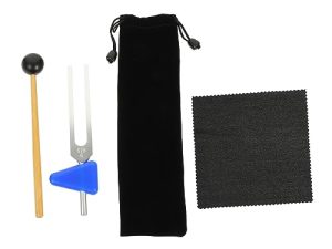 ULDIGI 1 Juego Diapasón de de aluminio diapasón para chakra de martillo de percusión instrumentos musicales organos musicales chakras diapasones horquilla de goma