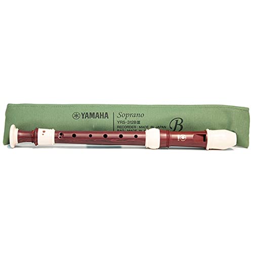 YAMAHA YRS-312BIII - Flauta dulce soprano en Do, Marrón (Simulated Rosewood)