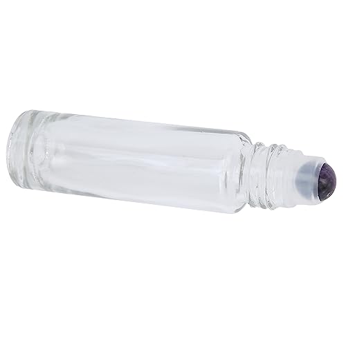Botella Enrollable de Aceite Esencial, Botella Enrollable Duradera Y Liviana Sellado Y a Prueba de Fugas para Perfume Y Brillo de Labios para Viajes(Amatista)