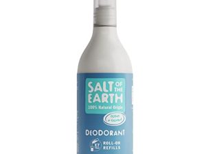 Natural Deodorant Roll On Refill by Salt of the Earth, Ocean & Coconut – Vegan, Long Lasting Protection, Leaping Bunny Approved, Made in the UK – 525ml
