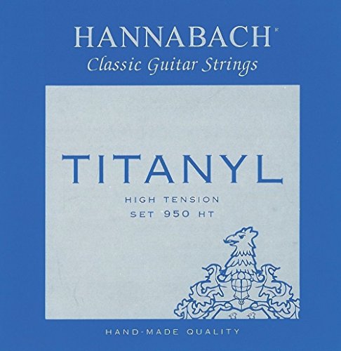 Hannabach Cuerdas para guitarra clásica, Serie 950 Tensión Alta Titanyl - cuerda suelta E6/Mi6