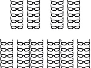 TOYANDONA Ornamento Gafas Miniatura 300 Uds ?eca Gafas de ?eca Gafas de Casa de ?ecas Gafas Mini ?eca Gafas Casa de ?ecas Miniatura Ojo Juguete
