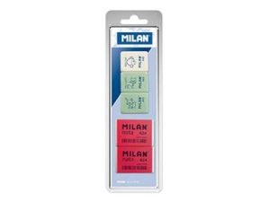 MILAN BVM10046 – Pack de 5 gomas de borrar