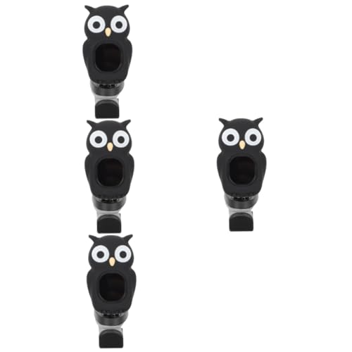 Abaodam 4 Uds Guitarra Electrónica Mini Guitarra Ukelele Afinador De Guitarra Clip En Afinador Electrónico De Guitarra Clip En Afinador De Guitarra Capo E Herramienta Bajo Herramienta De