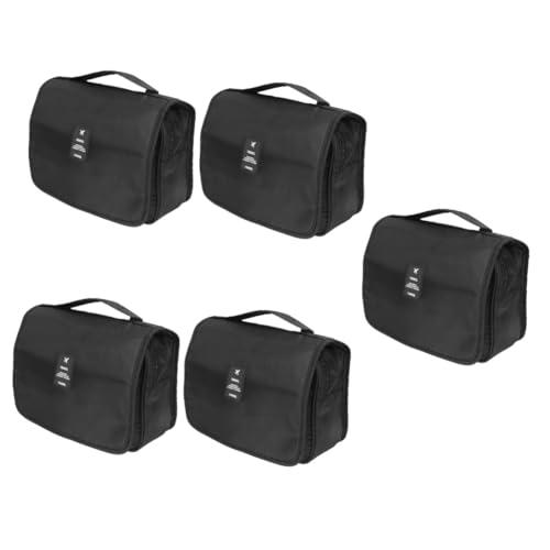 Ipetboom 5 Piezas Bolsa De Viaje para Artículos De Tocador Bolsas De Maquillaje para Mujeres Bolsa De Aseo De Viaje Portátil para Mujeres Bolsa De Aseo Colgante Portador De Cosméticos