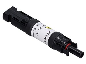 Conector de Diodo Fotovoltaico Akozon 1000Vr Soporte de Diodo de Bloqueo Impermeable IP67 (10A)