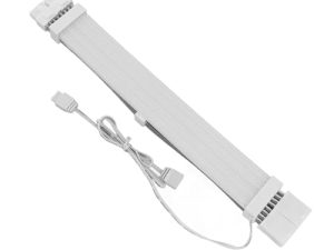 Cable de Extensión de Alimentación RGB, Cables de PC RGB Direccionables de 18 AWG, Cable de Extensión de Fuente de Alimentación de Placa Base para (Cable de neón ARGB de la