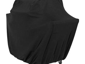 Amazon Basics Tapa para parrilla de gas – M/S (Mediana / Pequeña), Negro