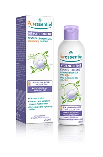 Puressentiel - Higiene Íntima - Gel de Higiene Íntima limpiador suave certificado BIO- Calma y protege de forma inmediata y duradera las mucosas irritadas - 250ml