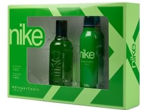 NIKE – Ginger Tonic, Estuche de Regalo Hombre, Colonia 100 ml + Desodorante Spray 200 ml, Eau de Toilette Natural y Masculina, Aroma Cítrico y Floral, Fragancia Fresca y de Larga Duración