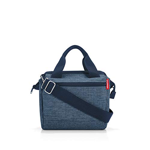 reisenthel Allrounder Cross - Pequeño Bolso Crossbody con Correa de Hombro Desmontable y Ajustable, Hecho de un Material Repelente al Agua, en Azul Twist Blue