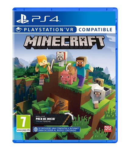 Sony Playstation- Minecraft Starter Col (Compatible VR)-PS4 Does Not Apply No Aplica Videojuegos, Multicolor, One Size (Sony VJGPS4SON21703792)