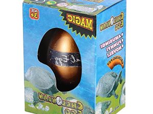 VIDOO 1Pc Divertido Mágico Crecimiento Hatching Dinosaurio Huevo Flamingo Pinguino Moltres Serpiente Niño Juguete Regalos- Tortuga