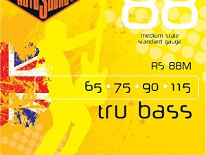 Rotosound RS88M – Juego de cuerdas para bajo de nylon, 65 75 90 115