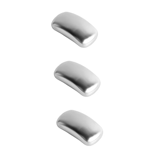 Healeved 3 Piezas absorbente olores cebolla eliminador olores manos aparato cocina jabón desodorante removedor olores para cocinar Acero inoxidable lavado a mano