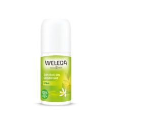 Weleda – Desodorante Roll-On de Citrus, Neutraliza y Previene los Olores Corporales Desagradables, 24h de Protección, Unisex, 100% Natural, Sin Sales de Aluminio, con Aroma Cítrico, Vegano – 50 ml