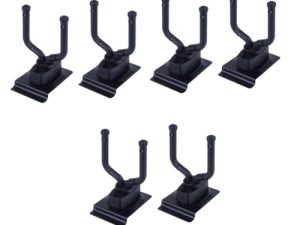 TOYANDONA 6 Piezas Gancho De Guitarra Tendedero Soporte De Bajo Estante De Pared Gancho De Pared De Guitarra Gancho De Pared Bajo Perchero De Pared Para Ropa Perchas Suave Metal Gancho Corto
