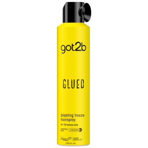 Schwarzkopf Got2b Glued Blasting Freeze, Laca Fijación Extrema, 300 ml