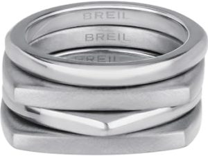 BREIL Anillo colección NEW TETRA en acero de color para mujer ES 18