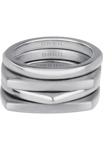 BREIL Anillo colección NEW TETRA en acero de color para mujer ES 18
