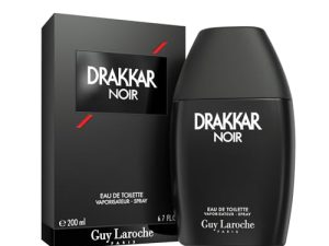 Guy Laroche Drakkar Noir Eau de Toilette, Perfume para Hombre, Fragancia Aromática y Amaderada para Hombre, Con Musgo, Pachuli y Bálsamo de Abeto, 200ml