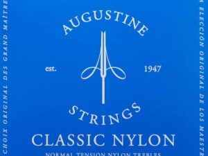 Augustine Cuerdas para Guitarra Clásica, Azul, Tensión Alto