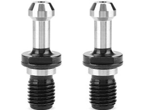 2 Uds BT40 Pernos de Tracción de 45 Grados para Fresado CNC, Soporte de Herramienta de Perno de Tracción Perilla de Retención Sólida