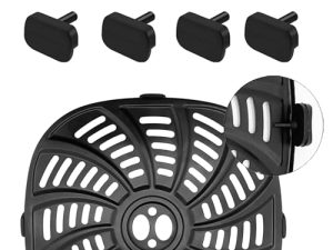 ikappy Protectores de pies de Silicona Freidora de Aire Pies de Silicona antiarañazos Piezas de freidora de Aire Resistente al Calor Grado alimenticio