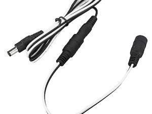 Cable de extensión de alimentación de Panel Solar Cable de extensión de CC para Paneles solares fotovoltaicos Luces LED Cámaras (4 m/13,1 pies)