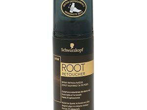 Schwarzkopf Root Retoucher – Spray retoca raíces – Coloración del Cabello Castaño Oscuro – Hasta 40 aplicaciones – Disimula el efecto raíz