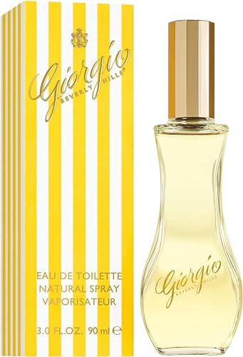 Giorgio Beverly Hills - Eau de Toilette Giorgio Yellow, Perfume Femenino y Sofisticado en Spray, con Notas Florales, Frescas y Orientales, Aroma Amaderado, Mujer - 50 ml
