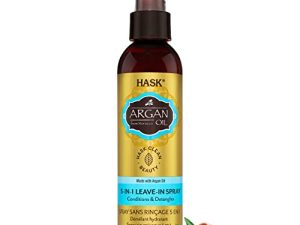 HASK Argan Oil Repairing 5 In Leave-in Conditioner – 77 ml, Multicolor, Aloe