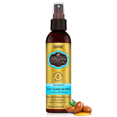 HASK Argan Oil Repairing 5 In Leave-in Conditioner - 77 ml, Multicolor, Aloe
