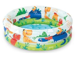 Intex 57106NP – Piscina hinchable colores con base hinchable 61 x 22 cm, 33 litros, 1 unidad [modelos surtidos]