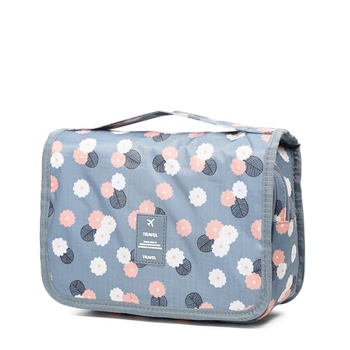 Sechunk Bolsas de Aseo de Viaje Impermeables para Colgar Bolsa de cosméticos multifunción Bolsa de Maquillaje para Mujeres