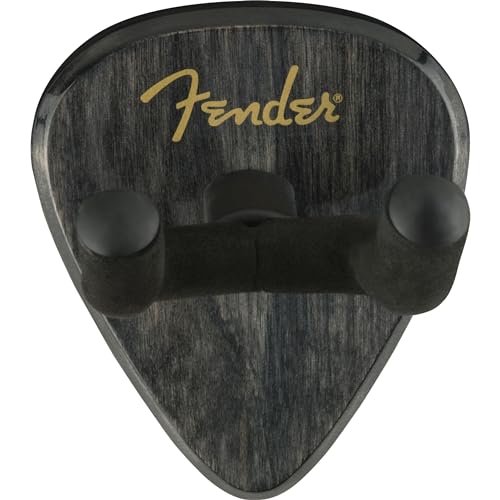 Fender Classic 351 Soporte para Guitarra con Gancho Antideslizante, Negro