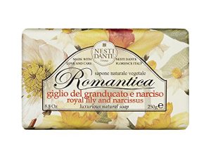 NESTI DANTE Romantica Royal Lily And Narcissus Soap Mydlo Toaletowe Lilia I Narcyz G, 250 Gramo